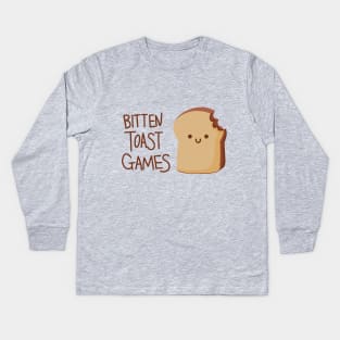 Bitten Toast Games Kids Long Sleeve T-Shirt